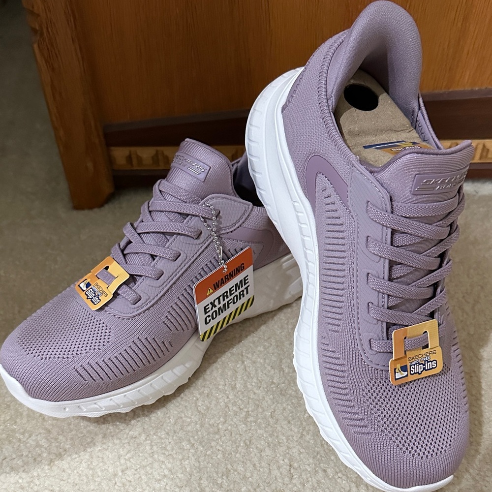 Skechers Women's Lavender Slip-On Sneakers